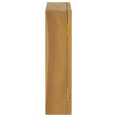 Vidaxl Zrkadlová skrinka, 60x10x40 cm, masívne teakové drevo