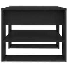 Vidaxl Konferenčný stolík čierny 55,5x55x45 cm spracované drevo