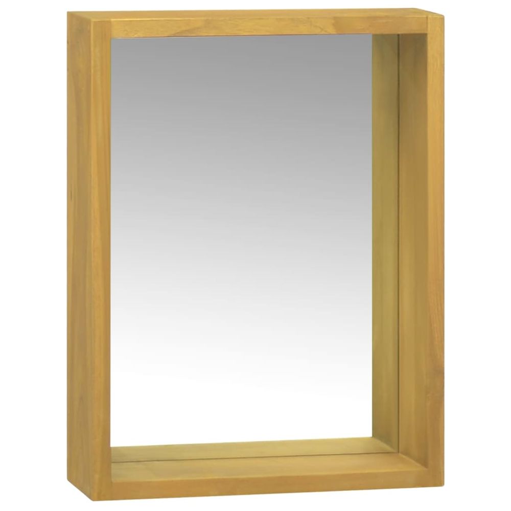 Vidaxl vidaLXL Zrkadlová skrinka, 30x10x40 cm, masívne teakové drevo
