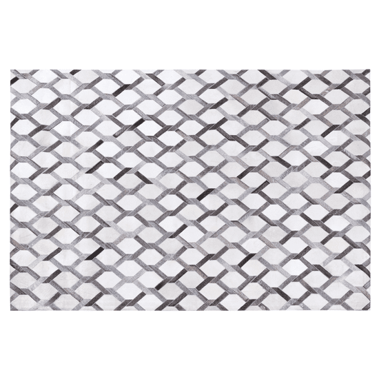 Beliani Sivý geometrický koberec 160 x 230 cm AYDIN