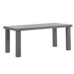 Beliani Betónový záhradný jedálenský stôl 180 x 90 cm sivý TARANTO