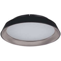 Beliani Stropné kovové LED svietidlo čierne BILIN