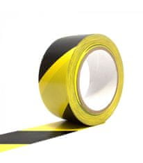 protismyku Farebná vyznačovacia podlahová značkovacia páska 50 mm x 33 m - Žlto-čierna