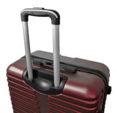 Linder Exclusiv Sada cestovných kufrov MC3079 Červená