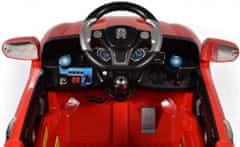 Wiky Elektrické auto červené RC na diaľkové ovládanie 102x62x52 cm