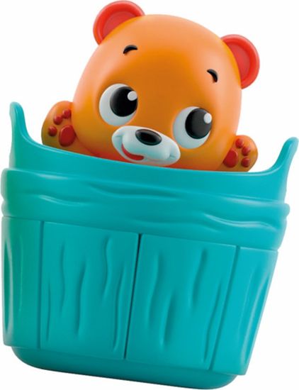 Clementoni BABY Peekaboo Vodní kamaráti: Vykukujúci medvedík