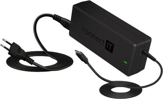 Connect IT univerzální notebookový adaptér MacPower USB-C, PD 65 W