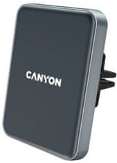 Canyon držiak telefonu do ventilace auta MegaFix CA-15, Qi, magnetický, wireless nabíjení,