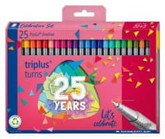 Staedtler Linery "Triplus334", 25 rôznych farieb, sada, 0,3 mm, 334 C25 TA