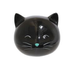 Home DECO Factory Detská keramická pokladnička mačka čierna