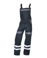 ARDON SAFETY Reflexné nohavice s náprsenkou ARDONCOOL TREND čierno-sivé