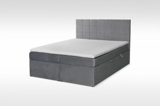 eoshop Manželská posteľ Boxspring soft + rošt, lamino, 180x200 cm