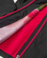 ARDON SAFETY Bunda softshell ARDONFLORET dámska, čierna (ružové zipsy) 