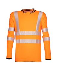 ARDON SAFETY Tričko s dlhým rukávom ARDONSIGNAL hi-viz oranžové