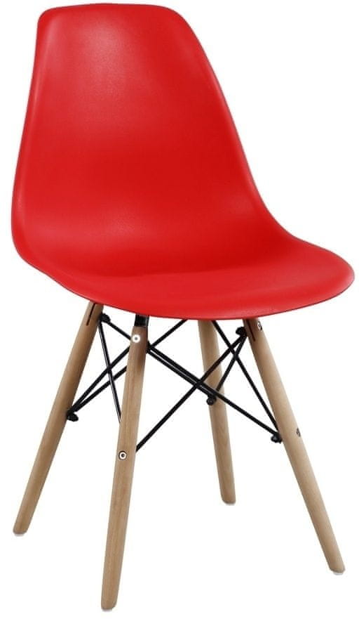 CASARREDO Jedálenská stolička MODENA II červená