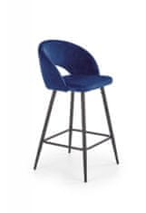 Halmar Barový stoličky H96, modrá