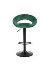 Halmar Barový stoličky H102, tmavo zelená