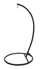 IWHOME Závesné kreslo DIONA so strapcami staroružová + stojan ERIS čierna IWH-10190013 + IWH-10260002