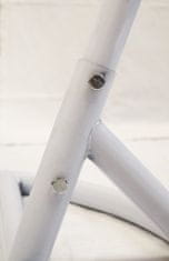 IWHOME Závesné kreslo DIONA so strapcami staroružová + stojan ERIS biela IWH-10190013 + IWH-10260001