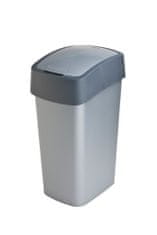 eoshop FLIPBIN 45L odpadkový kôš / šedý