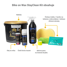Kaps Stay Clean Kit 9 ks profesionálna prémiová sada na čistenie bicykla