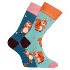 Dedoles Veselé bambusové ponožky Škrečok a veverička (D-U-SC-RS-C-B-1551) - veľkosť S