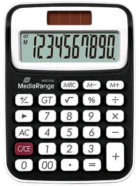 MediaRange , 10 digit LCD (MROS190), čierna