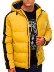 Pánska zimná prešívaná bunda Keberia žltá L
