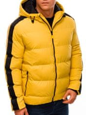 Pánska zimná prešívaná bunda Keberia žltá L