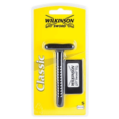 Wilkinson Sword Wilkinson Classic DEB - Holiaci strojček + 5 náhradných čepieľok