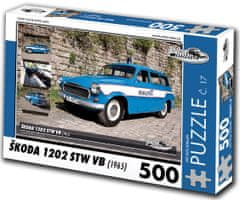 RETRO-AUTA© Puzzle Škoda 1202 STW VB (1965)