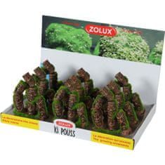 Zolux Dekorácia do akvária TOTEM 3 so živými semienkami machu 10,2 x 6,3 x 13,9cm