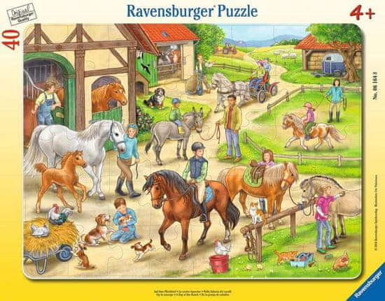 Ravensburger Puzzle Deň na ranči 40 dielikov