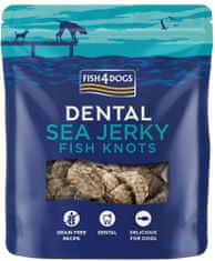 Fish4Dogs Dentálne maškrty pre psov morská ryba - uzlíky 100 g