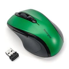 Kensington Myš "Pro Fit", zelená, bezdrôtová, optická, veľkosť stredná, USB, K72424WW