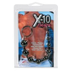 CalExotics Calexotics X-10 Beads black análne guličky