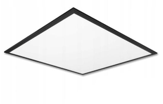 Berge LED panel čierny 60 x 60cm - 50W - 4700Lm - neutrálna biela