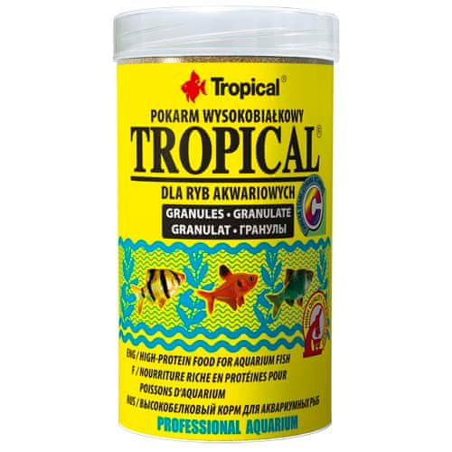 TROPICAL Tropical Granulat 250ml/125g vysokoproteínové krmivo pre akváriové ryby