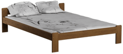 eoshop Drevená posteľ Celinka 140x200 + rošt ZADARMO (Farba dreva: Borovica)