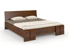 eoshop Drevená posteľ VESTRE Maxi & Long, dlhšia 20cm, borovica (Rozmer: 140x220 cm, Farba: Orech)