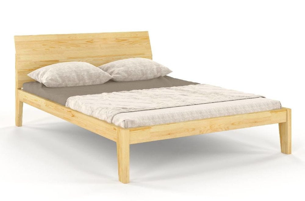 eoshop Drevená posteľ AGAVA, borovica (Rozmer: 120x200 cm, Farba: Prírodná)