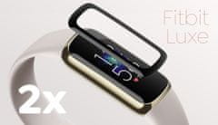 ochranné sklo pro Fitbit Luxe, 3D, 2 ks, voděodolné
