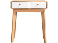 Danish Style Odkládací stolík, 76 cm, biela