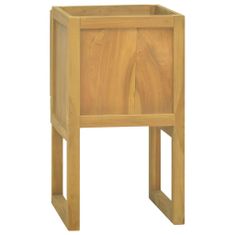 Vidaxl Kúpeľňová skrinka, 45x45x75 cm, masívne teakové drevo