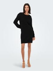 Jacqueline de Yong Dámske šaty JDYMARCO Regular Fit 15259216 Black MELANGE (Veľkosť L)