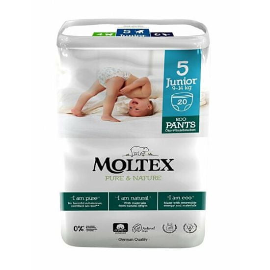 MOLTEX Naťahovacie plienkové nohavičky Junior 9-14 kg 20 ks
