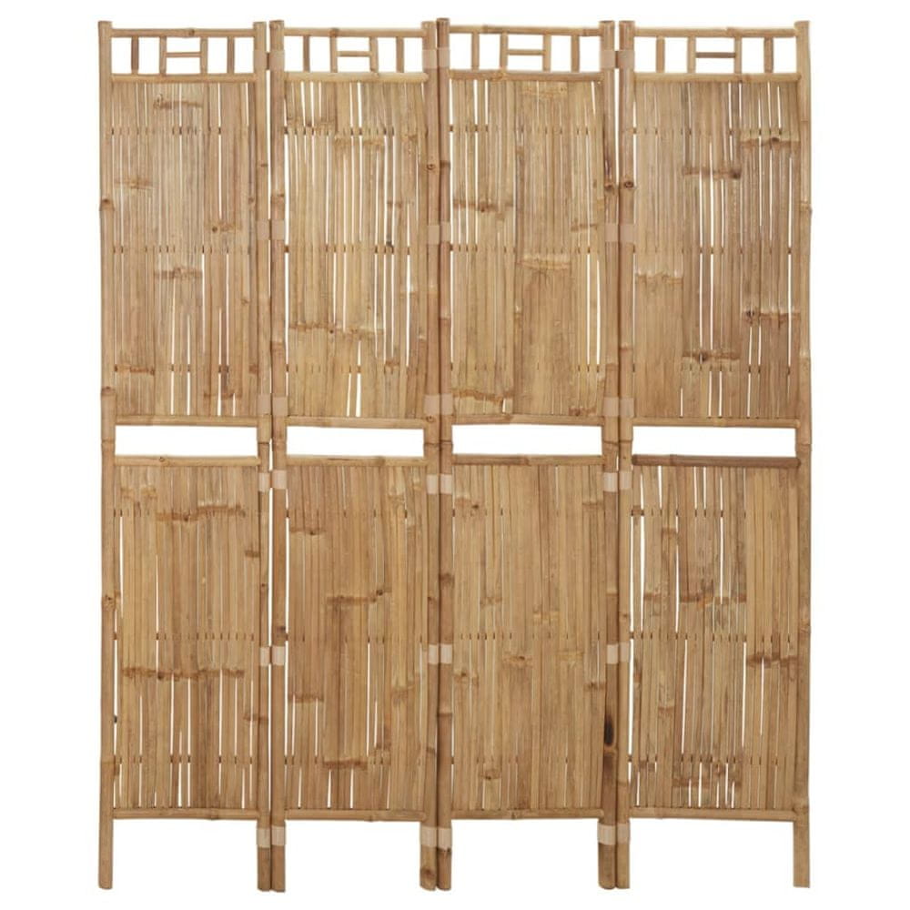 Petromila vidaXL Paraván so 4 panelmi bambus 160x180 cm