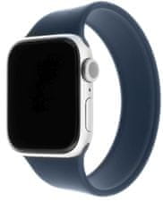 FIXED silikónový remienok pre Apple Watch, 42 / 44mm, elastický, veľkosť L, modrá FIXESST-434-L-BL