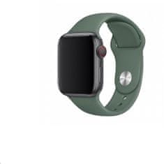 Coteetci silikonový řemínek pro Apple Watch, 38/40/41 mm, zelená