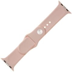 FIXED silikónový remienok pre Apple Watch, 42 / 44mm, ružová FIXSST-434-PI